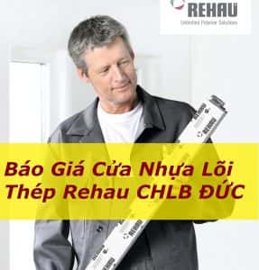 Báo giá cửa nhựa lõi thép Rehau CHLB ĐỨC