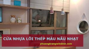 cửa nhựa lõi thép có mấy màu