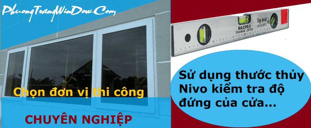 Thi công cửa nhựa lõi thép Thi công cửa nhựa lõi thép
