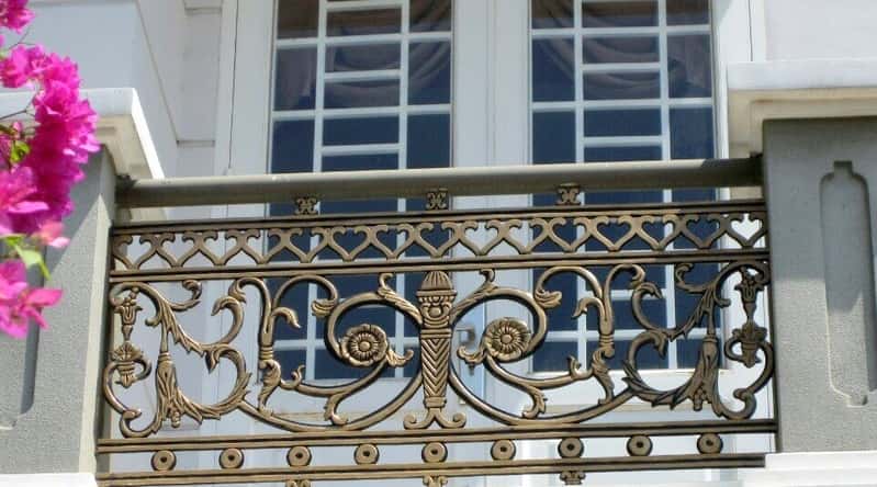 lan can nhôm đúc đẹp