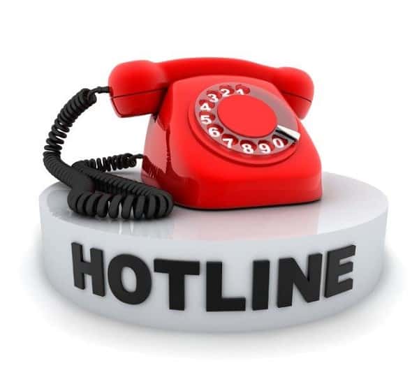 hotline hỗ trợ