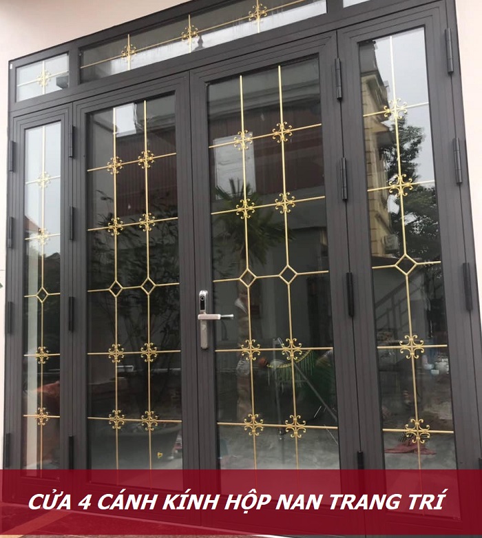 Cửa đi mở quay 4 cánh xingfa Cửa đi mở quay 4 cánh xingfa