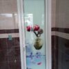cửa nhôm 1 cánh tranh kính 3d