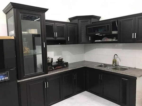 Tủ bếp nhôm kính tại TPHCM đẹp ( mẫu mới nhất 2021)