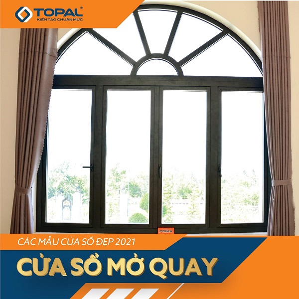 cửa sổ nhôm kính topal