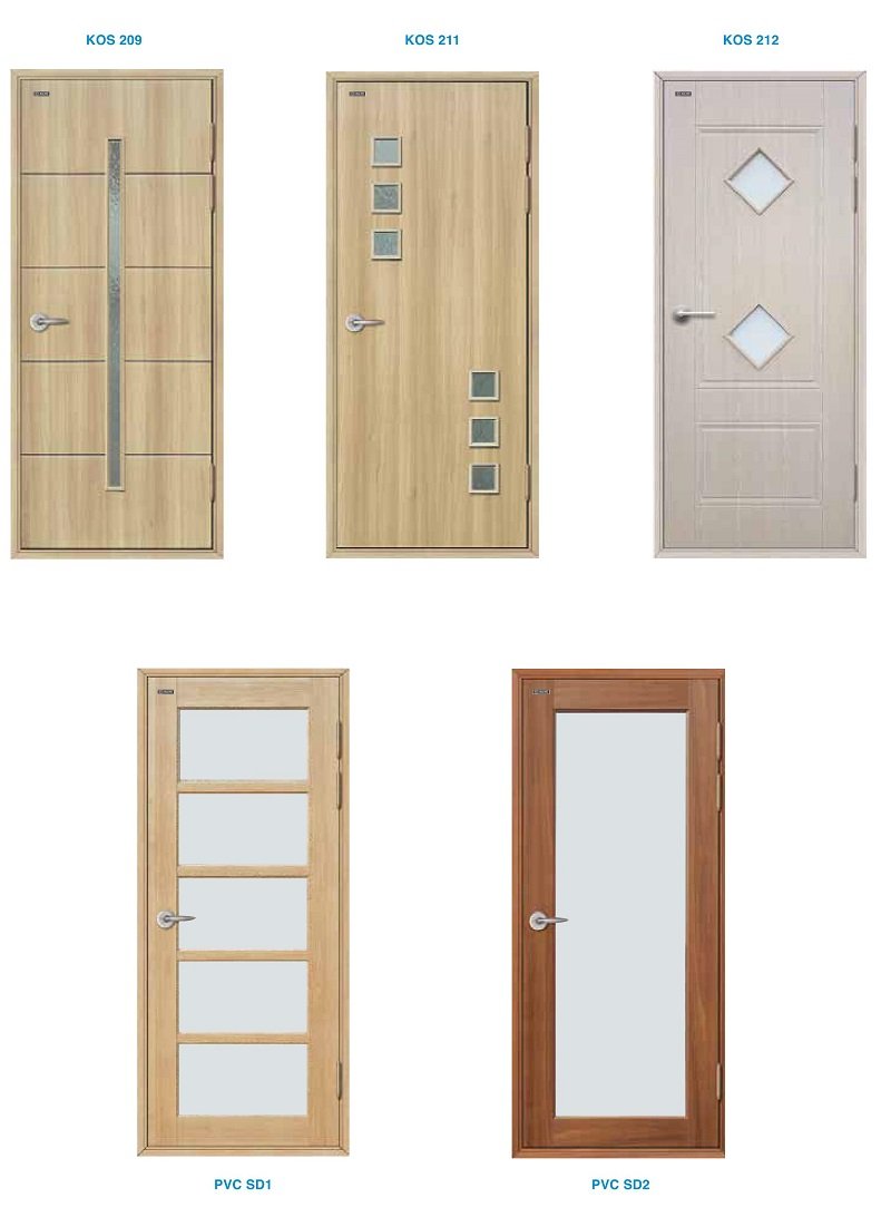 mẫu cửa nhựa abs hàn quốc