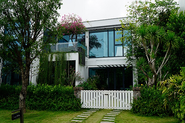 Thiết kế sân vườn đẹp đơn giản biệt thự, villa sân vườn 3