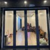 Mẫu cửa nhôm 4 cánh mở quay