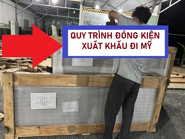 Cửa nhôm xuất khẩu qua Mỹ 