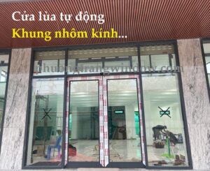 cửa nhôm lùa tự động