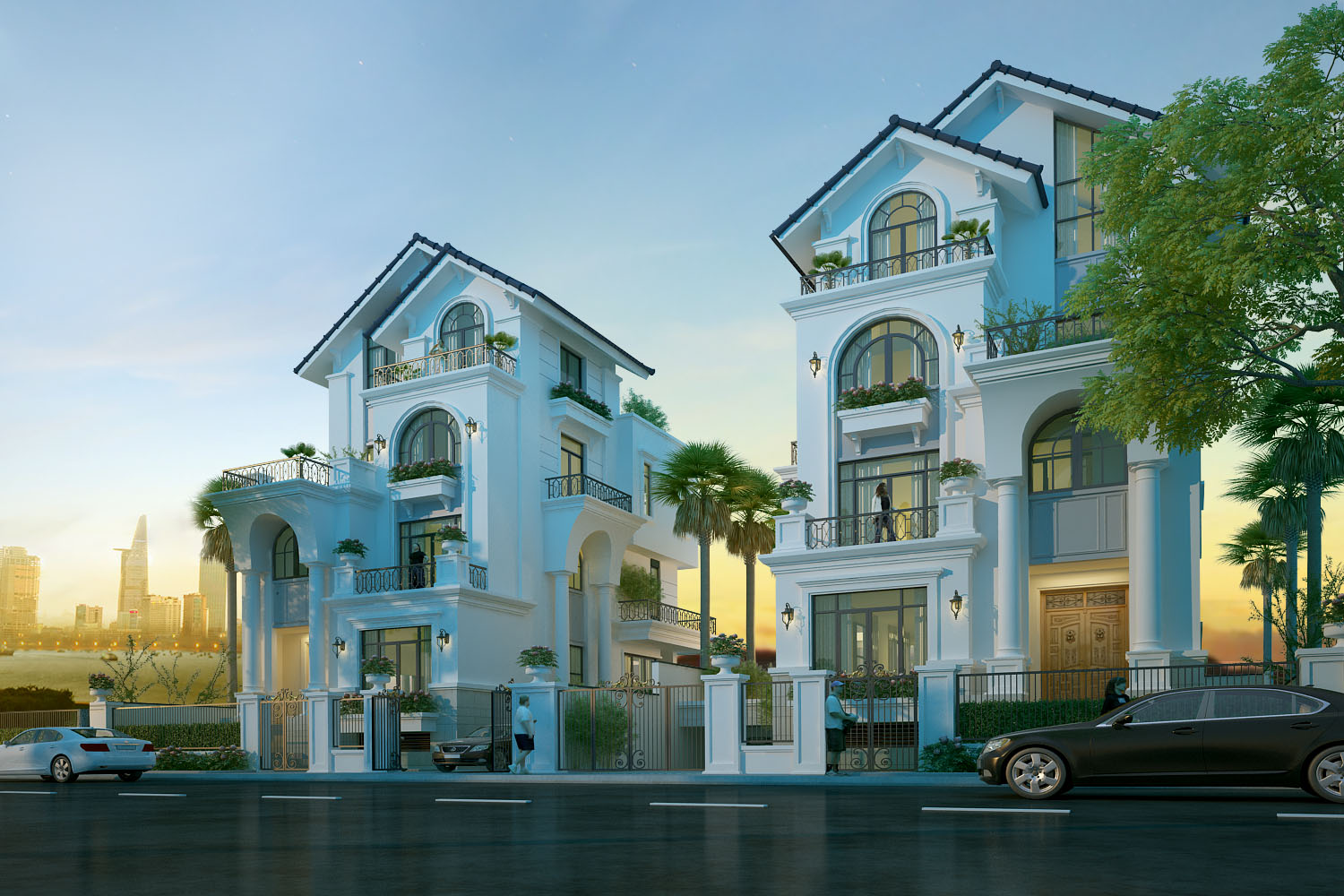 thi công cửa nhôm maxpro tại Sài Gòn Mystery Villas Q2